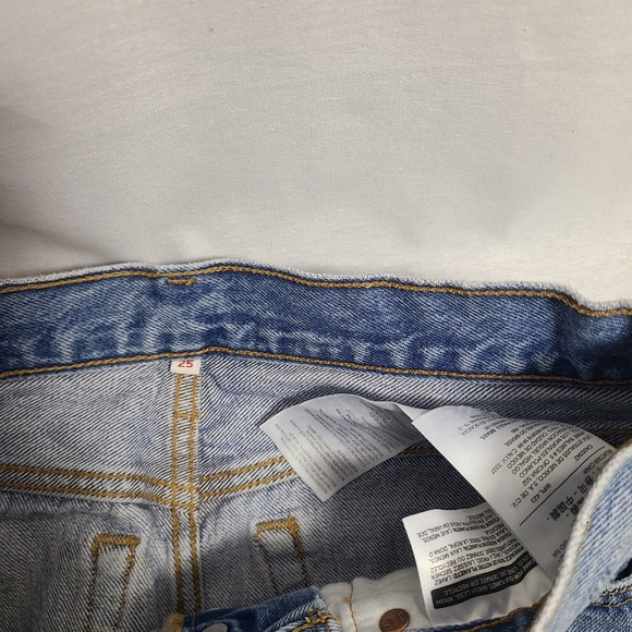 Levi's 34963-0001 deconstructed denim skirt Size 25 - Picture 4 of 7